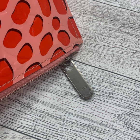 💯 Authentic Louis Vuitton Pink and Red Patterned Jungle Dots Felicie Insertt Set - Picture 8 of 10